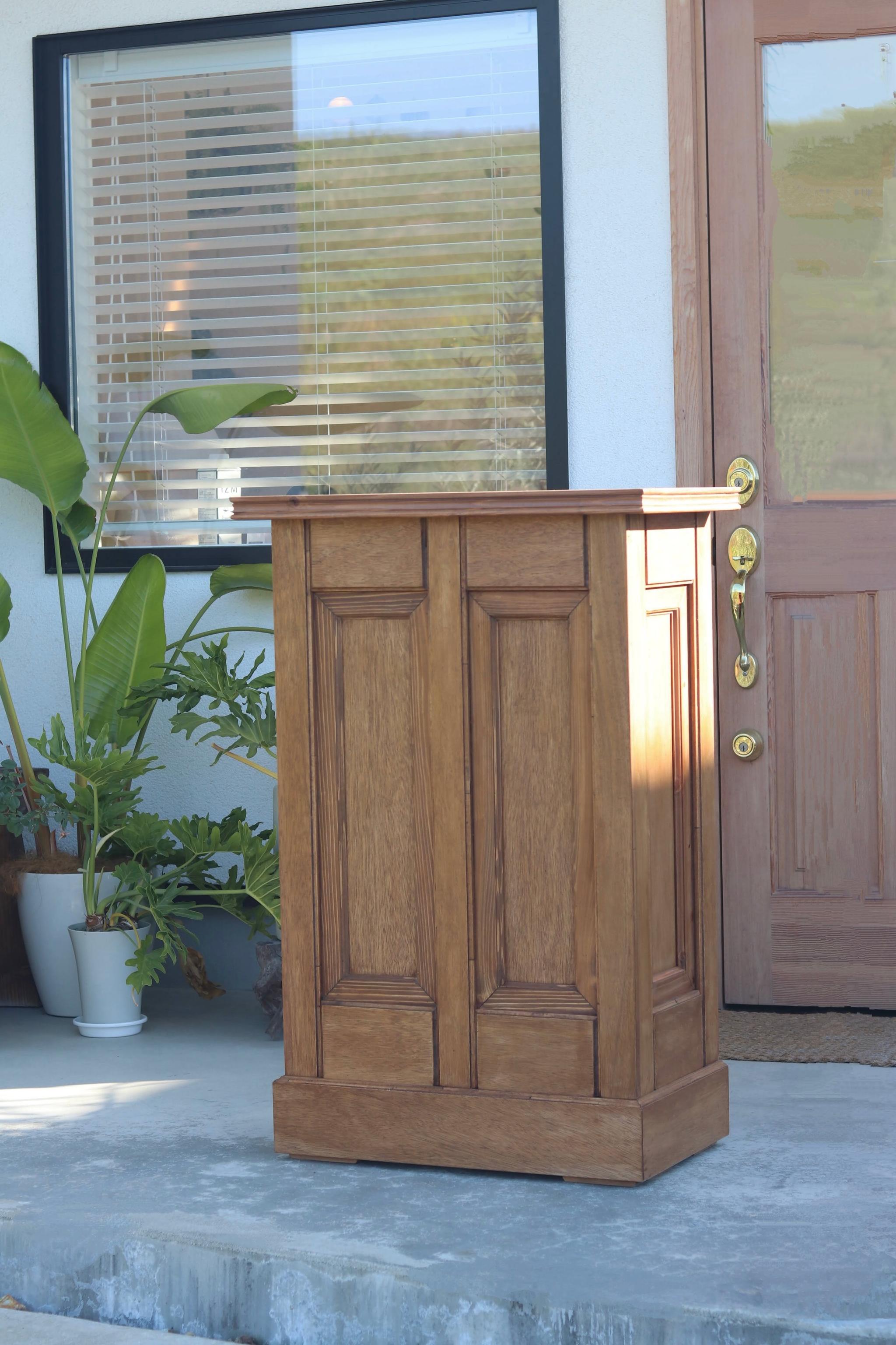 アンティークカウンター レジ台 キャッシャー バーカウンター 受付 サイドテーブル ディスプレイ 店舗什器 | 3枚目